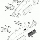 LC4 400/620 SX, SUPER COMPETITION CHASSIS Silencer 400 / 620 98