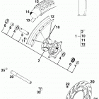 640 ADVENTURE-R CHASSIS Vorderrad front wheel 640 98