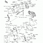 Concours 14 ABS (ZG1400-CAF) Обтекатель центральный