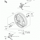 Concours 14 ABS (ZG1400-CAF) Переднее колесо