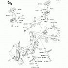 KLX250SF (KLX250-WAF) Подножки