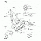 KLX250SF (KLX250-WAF) Рама ,крепежные детали