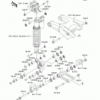 KX250F (KX250-XAFB) Задняя подвеска