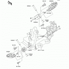 KX250F (KX250-XAFB) Подножки