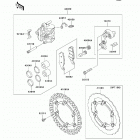 KX250F (KX250-XAFB) Передний тормоз