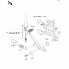 Ninja ZX-10R (ZX1000-FAF) Педаль тормоза