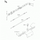 Ninja ZX-14 (ZX1400-CAFA) Тросы управления