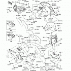 Ninja ZX-14 (ZX1400-CAFA) Обтекатель нижний