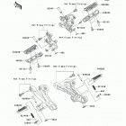 Ninja ZX-14 (ZX1400-CAFA) Подножки