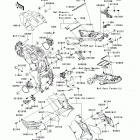 Ninja ZX-14 (ZX1400-CAFA) Рама ,крепежные детали