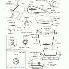 Vulcan 1700 Voyager (VN1700-AAF) Decals(black / red)(aaf)