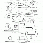 Vulcan 1700 Voyager ABS (VN1700-BAF) Decals(blue / gray)(baf)