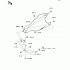 Z1000 (ZR1000-DAF) Обтекатель нижний