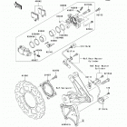Concours 14 ABS (ZG1400-A9F) Задний тормоз