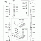 KLX110 Monster Energy (KLX110-A9FA) Передняя вилка (a7f-a9fa)