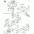 KLX140L  (KLX140-B9F) Задняя подвеска