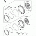 KLX140L  (KLX140-B9F) Колеса,покрышки