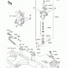 KLX140L Monster Energy (KLX140-B9FA) Задний тормозной цилиндр