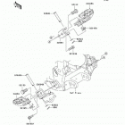 KLX450R (KLX450-A9F) Подножки