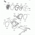 KX250  (KX250-W9F) Воздухозаборник