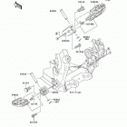 KX250  (KX250-W9F) Подножки
