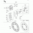 KX250 Monster Energy (KX250-W9FA) Передний тормоз