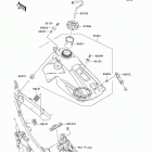 KX450F Monster Energy (KX450-E9FA) ТОПЛИВНЫЙ БАК