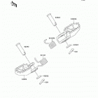 KX65  (KX65-A9F) Подножки