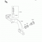 KX85  (KX85-A9F) Педаль тормоза
