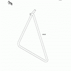 KX85  (KX85-A9F) Подножка