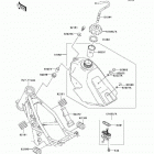 KX85 Monster Energy (KX85-A9FA) ТОПЛИВНЫЙ БАК