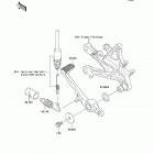 Ninja ZX-10R (ZX1000-E9F) Педаль тормоза
