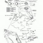 Ninja ZX-10R (ZX1000-E9FA) ТОПЛИВНЫЙ БАК