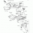 Ninja ZX-14  (ZX1400-C9F) Заднее крыло