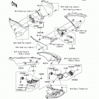 Ninja ZX-14 Monster Energy (ZX1400-C9FA) Повторитель сигналов