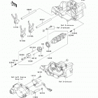 Vulcan 1700 Voyager (VN1700-A9FA) Валы и вилки переключения передач