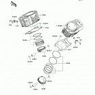 Vulcan 1700 Voyager ABS (VN1700-B9F) Цилиндр и поршни