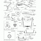 Vulcan 1700 Voyager ABS (VN1700-B9FA) Decals(blue / black)(b9fa)
