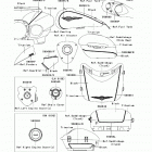 Vulcan 1700 Voyager ABS (VN1700-B9FA) Decals(titanium / black)(b9fa)