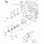 Vulcan 900 Custom (European) (VN900-C9FA) Валы и вилки переключения передач