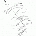 Vulcan 1700 Voyager ABS (VN1700-B9F) Стекло ветровое