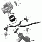 Outlander 800 XT 4 X 4 01- intake manifold and throttle body
