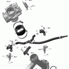 Outlander Max 800 XT 4 X 4 01- intake manifold and throttle body