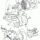 ATC70 Left crankcase cover  @ alternator @ recoil starter