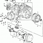 ATC90K1 Cylinder head @ cylinder head cover