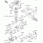 KLX140  (KLX140-A8F) Задняя подвеска