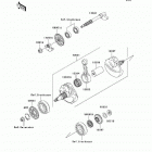 KX450F (KX450-D8F) КОЛЕНЧАТЫЙ ВАЛ