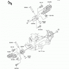 KX450F (KX450-D8F) Подножки