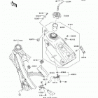 KX450F (KX450-D8F) ТОПЛИВНЫЙ БАК