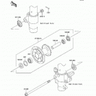 KX85  (KX85-A8F) Передняя ступица